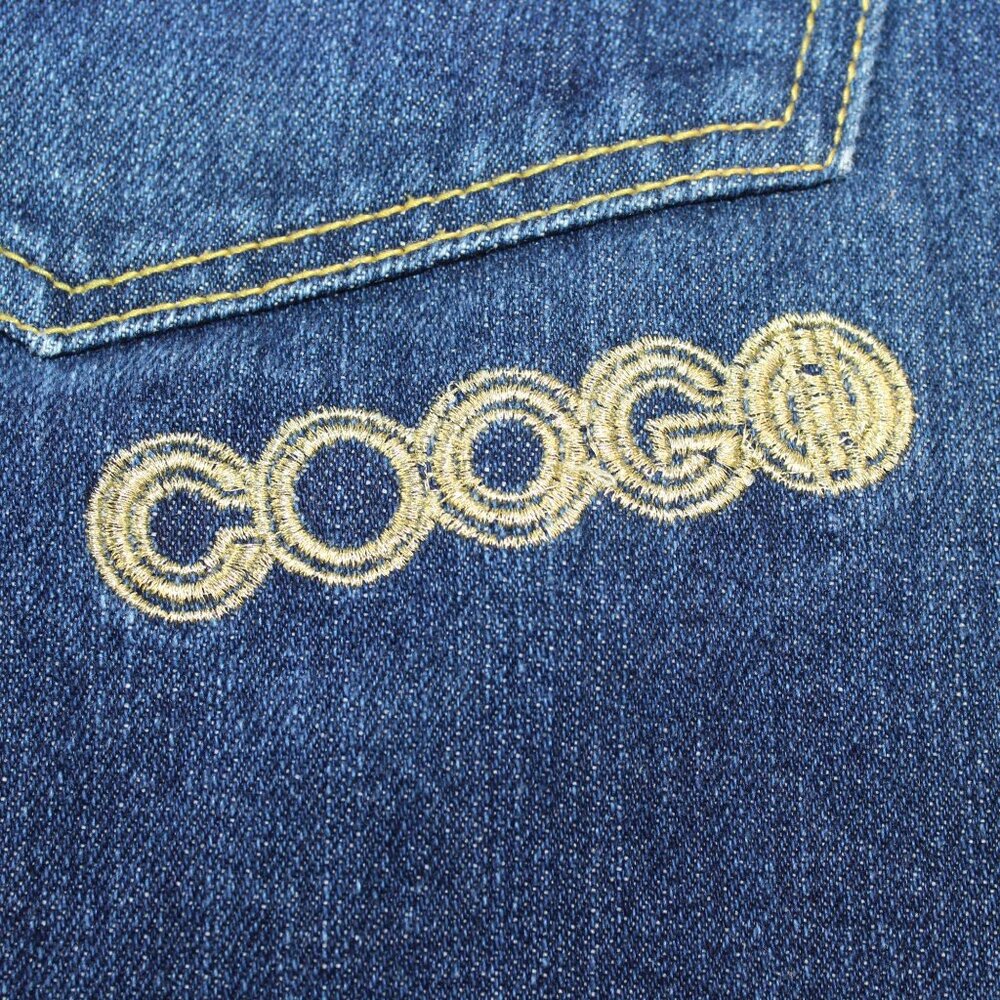 Vintage Coogi Mens 36 X 30 Golden Eagle Wings Embroidered Denim Jeans Streetwear - Picture 8 of 16
